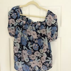 J CREW Floral Summer Top